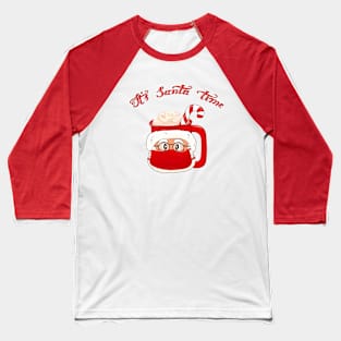 Santa Claus in mask Baseball T-Shirt